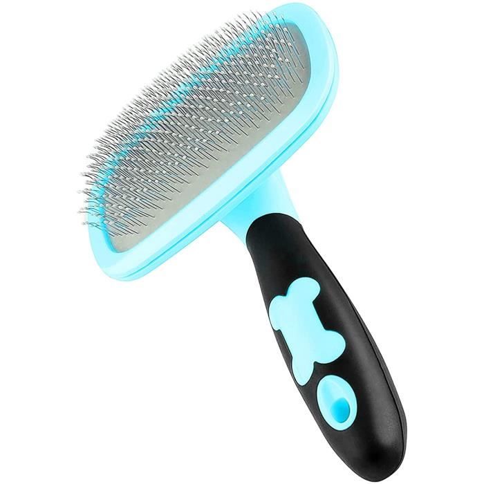Comparer les prix de RiWill Brosse pour Chiens et Chats Toilettage Peigne pour Chien et Chat avec Poils Longs et Courts-Bleu
