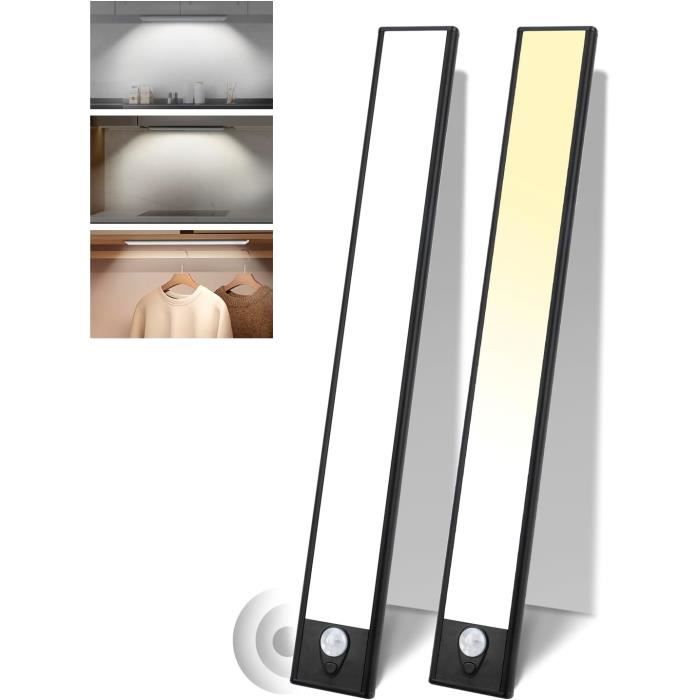 Reglette Led Cuisine, 120Leds Eclairage Led Cuisine Sous Meuble, Dimmable, Détecteur De