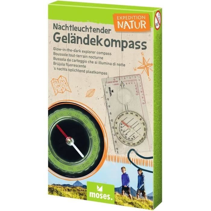 Boussole professionnelle en acrylique pour course d'orientation en plein air, outil de