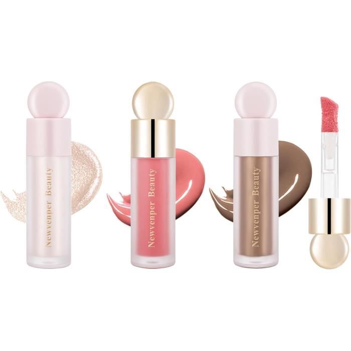 Maybelline New York - Blush Liquide Illuminateur Multi-Usage - Fard à Joues, Highlighter - Teinte : N°21 STAR DUST - 4,7 ml