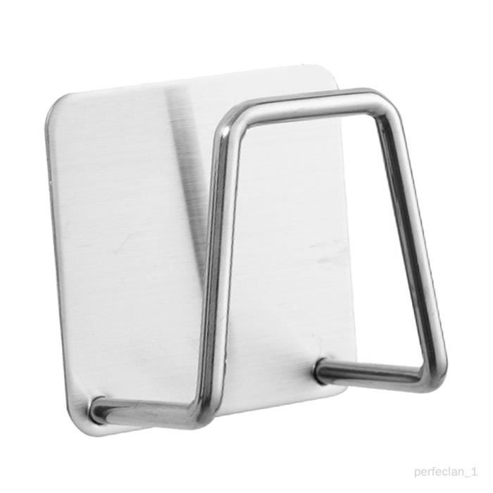 2x Porte-éponge Salle De Bain Support Mural Adhésif Support