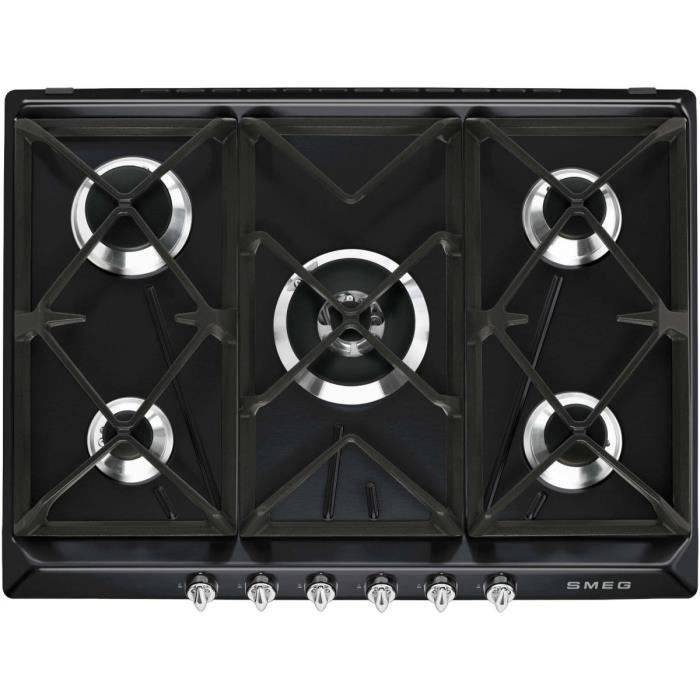 Smeg Sr975ngh Plaque De Cuisson Au Gaz 70 Cm Noir Achat