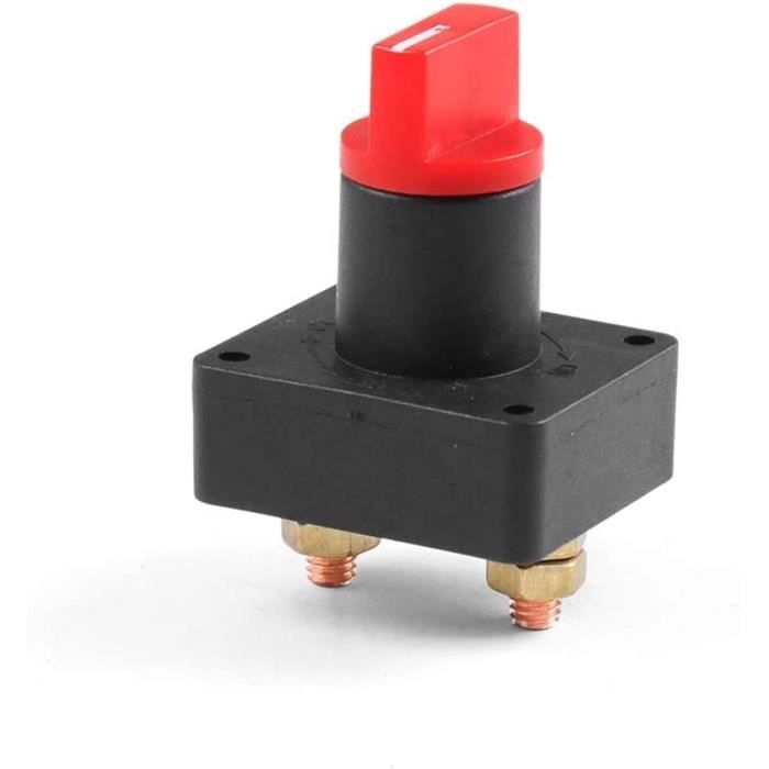 IXTIX Coupe-Circuit Batterie 12V 200A Télécommandé - Interrupteur Déconnexion Distance + 2 Télécommandes