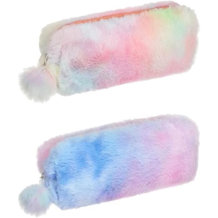 Trousse à Crayons - CREATIVE - Panda Sourire - Peluche - Zippée - Multifonctionnelle - Bagagerie - Maroquinerie