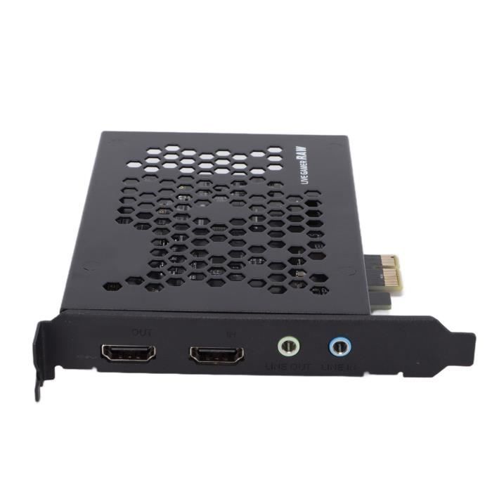 Carte dacquisition de jeu – TBEST – 4K HD – PCIE Gen2 – HDMI – Entrée ligne 35 mm