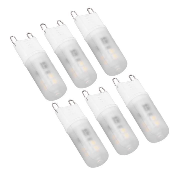 TMISHION Ampoules G9 Lot de 6 ampoules LED G9 en céramique 200 lm G9