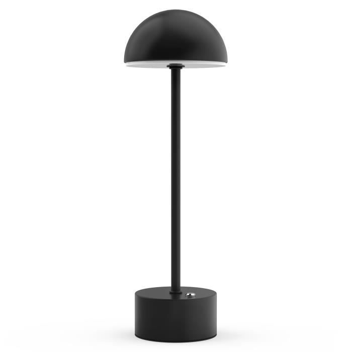 Lampe de Chevet - TOMONS - LED Sans Fil - Contrôle Tactile - Température Ajustable - Noir Lampe de Chevet - TOMONS - LED Sans Fil - Contrôle Tactile - Température Ajustable - Noir
