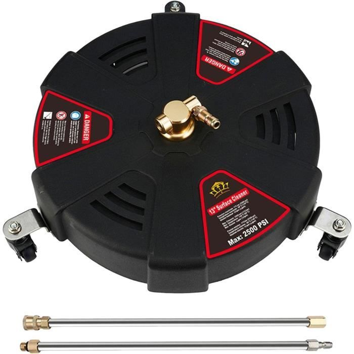 Nettoyeur Haute Pression 2 En 1 40,6 Cm - Nettoyeur Surface & Sous-Carrosserie Jusqu'à 4000 PSI - 3 Pièces
