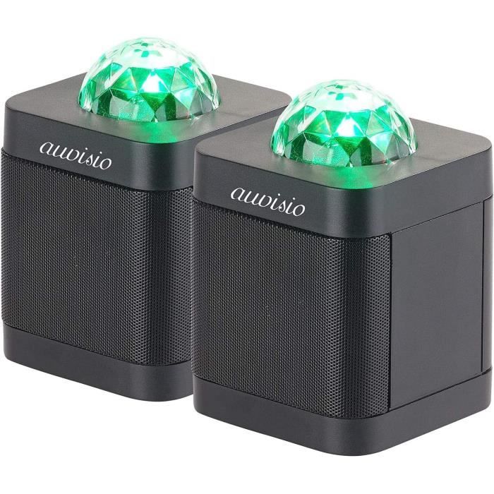 Stabilisateur Poids Pour Platine Vinyle Lenco TTA-080SI - 250g, Effets Lumineux RGB, Boule Disco | Améliore Son, Réduit Vibrations, Batterie USB-C - 11