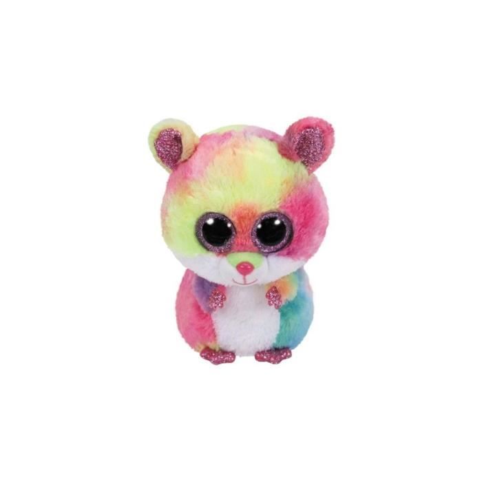 Jouet en peluche TY Rodney le hamster medium Mixte Noir 3 ans et plus Cdiscount Jeux Jouets