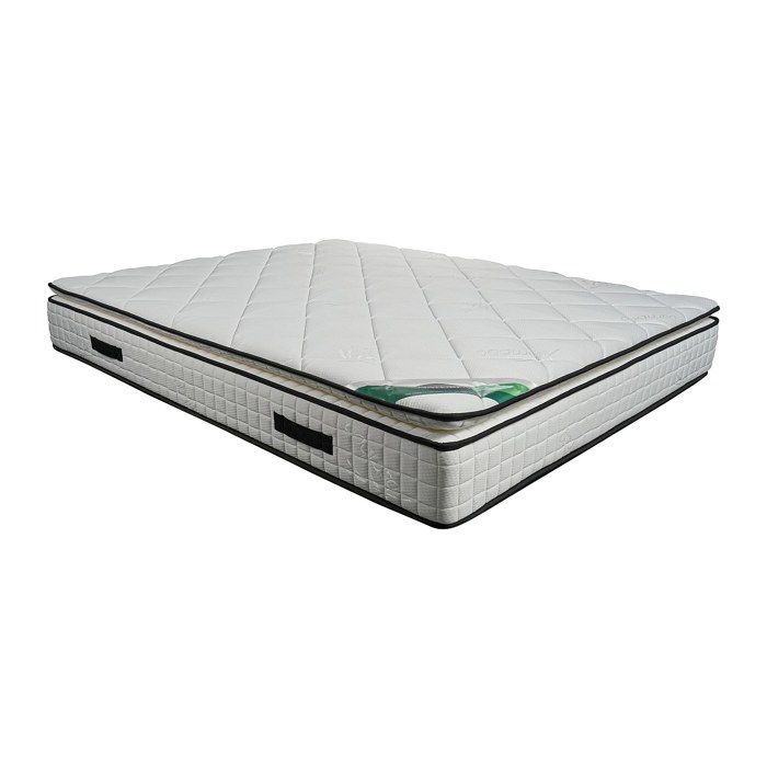 VENTE UNIQUE Matelas 140 x 190 cm mousse et coutil bambou &eacute;p.23cm - ADANA de NATUREA
