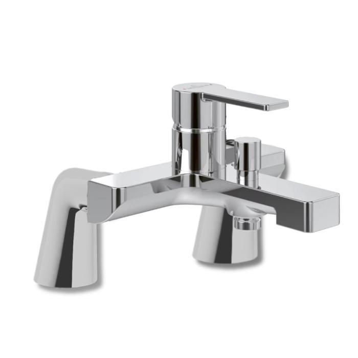 Mitigeur baignoire mécanique VILLEROY ET BOCH Architectura avec colonnettes