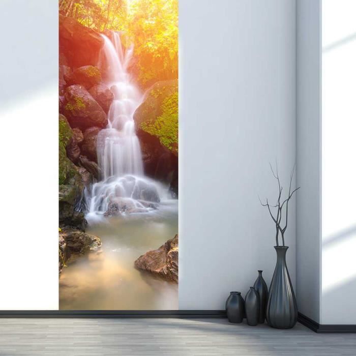 Autocollant De Porte Tulup 75x205 Cm - Rose, Décorations Murales, Style Moderne
