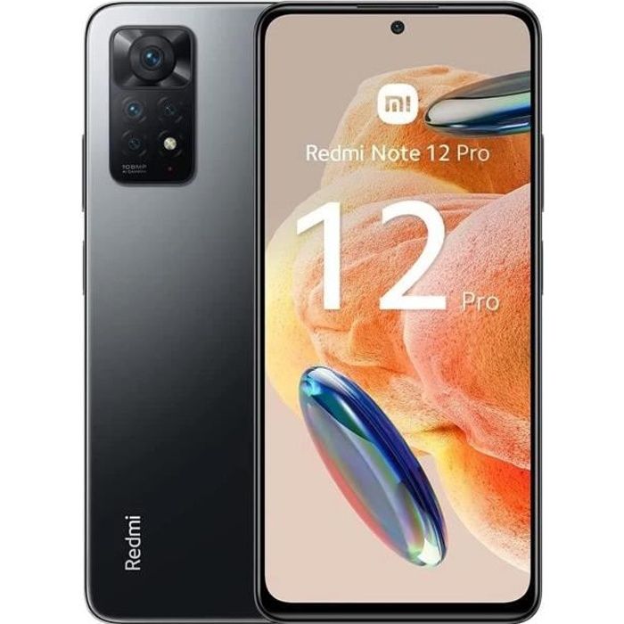 Smartphone - XIAOMI - Redmi Note 12 Pro 4G - 6+128Go - Snapdragon 732G - Écran 667 AMOLED
