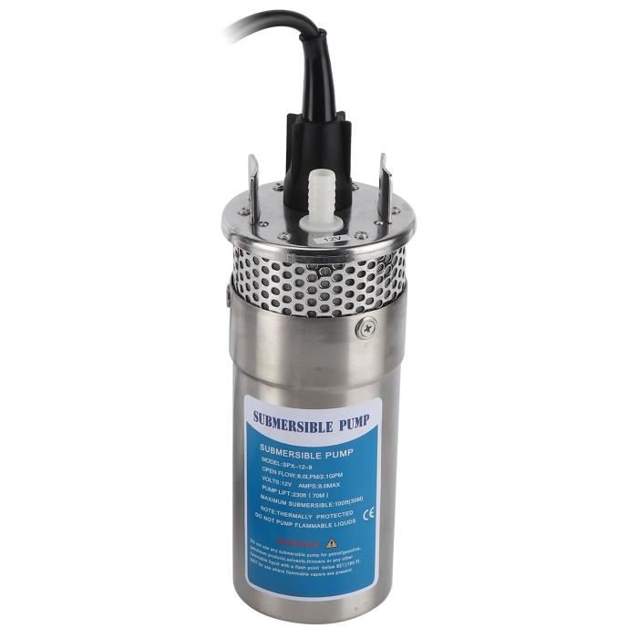 Pompe à Eau Solaire 24V Pompe à Eau Solaire Submersible Pour Puits Profonds DC 24 V MPPT Intégré