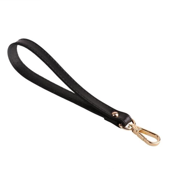 Sangle De Rechange Pour Sac à Main En Cuir | Longueur 58,5 Cm, Largeur 1,5-2,7 Cm | Noir, Marron Clair, Blanc | Montage Facile Sans Outil