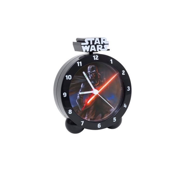 STAR WARS DARTH MAUL RÉVEIL D'ACTION MUSICALE SUSPENDU neuf instructions