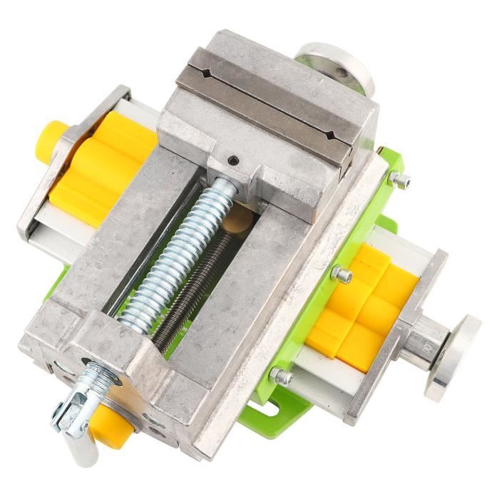 Étau De Fraisage 2 Axes 75 Mm Perceuse à Tarauder Table Croisé Établi