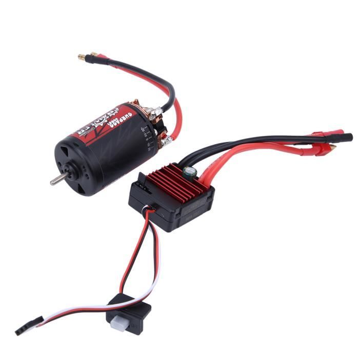 Moteur RC Brossé 390 En Acier Inoxydable - Pour Voiture RC 1/16, Faible Bruit, Haute Efficacité Et Démarrage Progressif - 2