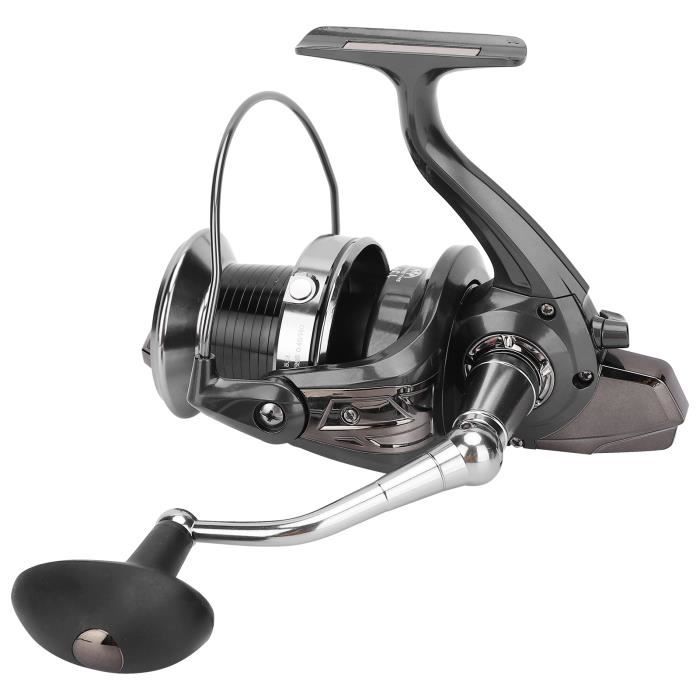 Moulinet Baitcasting Métal - Rapport 7.2:1, Frein 8 Kg, Bobine Longue Portée, Pêche Eau Douce/Salée - 1