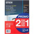 Papier photo brillant premium - EPSON - A4 - 255g/m2 - 2x15 feuilles-1