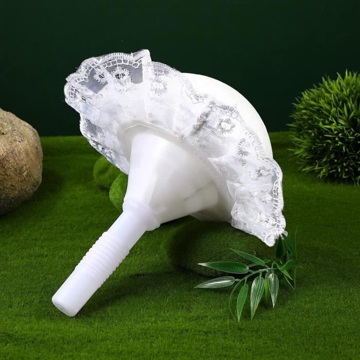 6 Supports De Bouquet De Mariée En Mousse - Porte-Floraux à Main 18x8 Cm Pour Fleurs Fraîches Ou Artificielles - DIY Mariage