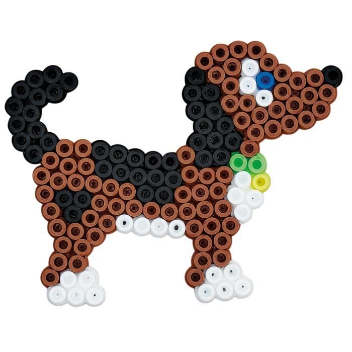 HAMA - Sachet 3000 Perles à Repasser Midi + 4 Plaques Perroquet Chien Elephant Hexagonale Loisirs Creatifs Des 5 Ans HAMA - Sachet 3000 Perles à Repasser Midi + 4 Plaques Perroquet Chien Elephant Hexagonale Loisirs Creatifs Des 5 Ans