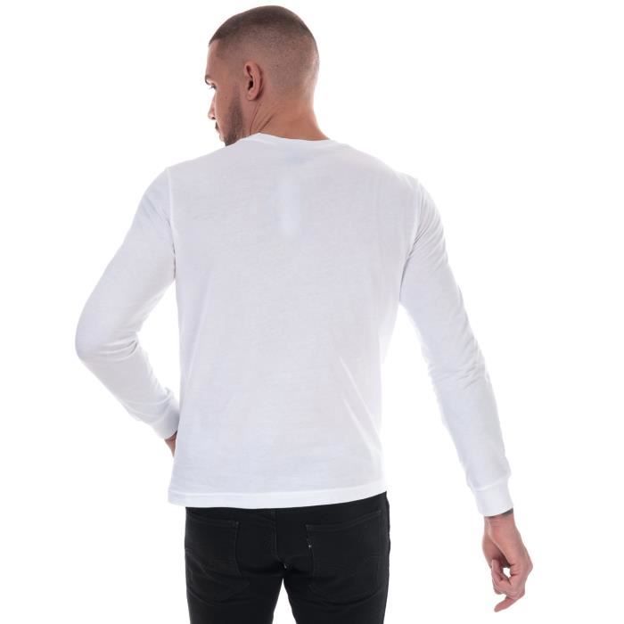 T-shirt thermique à manches longues - Homme - Multisport - Blanc Blanc -  Cdiscount Sport