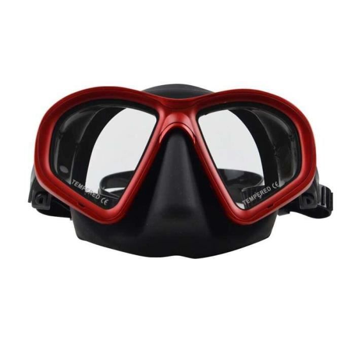 CO20943-MASQUE DE PLONGEE.Masque de plongée sous marine. lunettes de plongée  en verre trempé Anti buée. myopie 1.5 à 6.0 gratuits - Cdiscount Sport