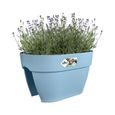 ELHO - Pot de fleurs -  Vibia Campana Flower Bridge 40 - Bleu Vintage - Balcon extérieur - L 26 x W 39 x H 22 cm-2