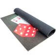 Tapis de carte de luxe - PROVENCE OUTILLAGE - Motifs poker et casino - Qualité velours - 60x60 cm-2