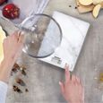 Balance de cuisine électronique SOEHNLE Compact - 5 kg - Blanc effet marbre-2