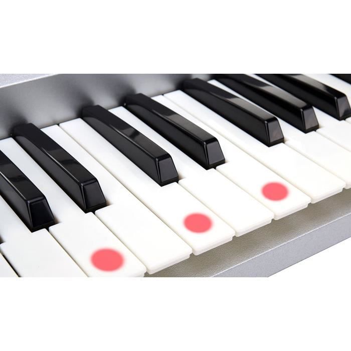Piano touche lumineuse - Cdiscount