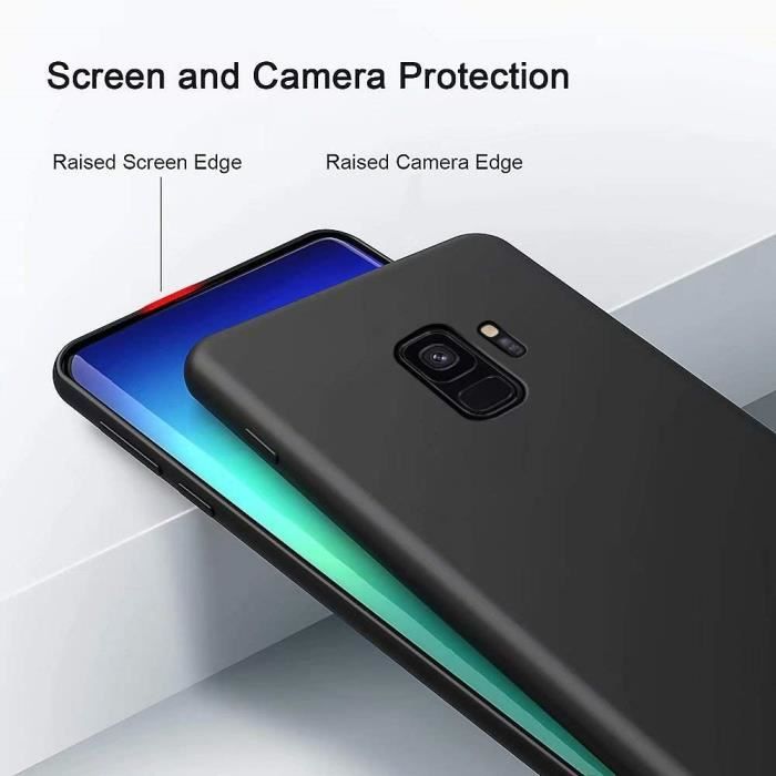 Coque Samsung Galaxy S9 en Silicone Liquide Ultra Mince Doux Gel TPU ...