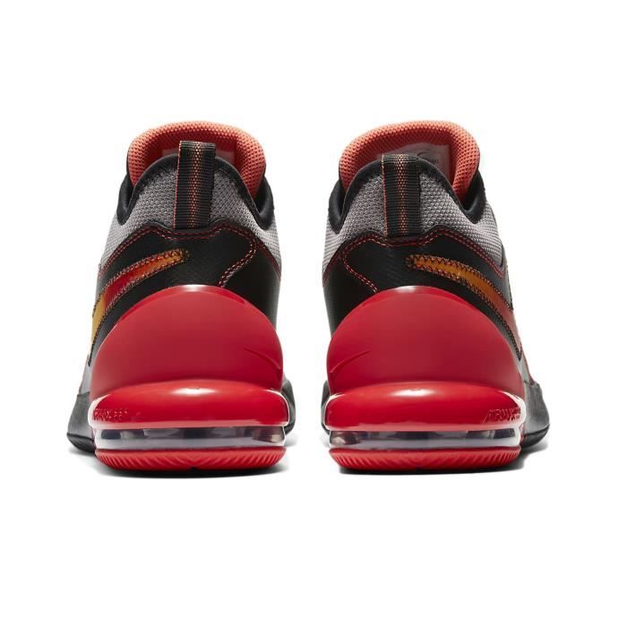 Chaussures de basketball Nike Air Max Impact CI1396 007 Noir Rouge Amortissement Max Air Clip talon Nero rosso Cdiscount Chaussures