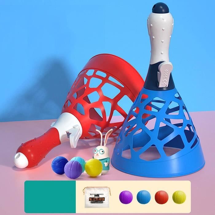 Jeu De Lancer Et Rattrapage Avec Balles à Queue Arc-en-ciel - 3 Balles - Pour Enfants Et Adultes - Intérieur Et Extérieur