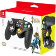 Hori Battle Pad Manette Filaire Type GameCube Super Smash Bros Pour Nintendo Switch - Design Zelda - Licence Officielle Nintendo-3