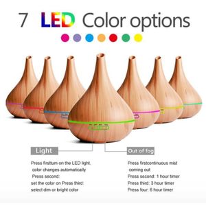 Humidificateur 5,5 L Hygromètre écran Lcd Timer Usage Non