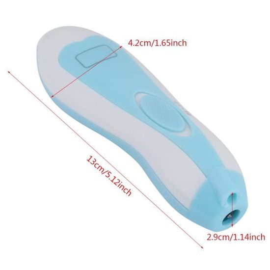 Coupe Ongles électrique Pour Bébé Tondeuse Bébé Sécuritaire Orteils Et Ongles Dispositif De Polissage électrique Bleu Gar