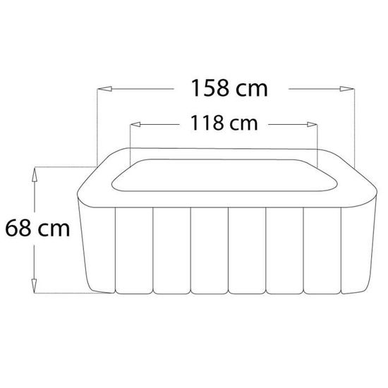 Spa Gonflable Carre Alpine 4 Places Achat Vente Spa Complet Spa Gonflable Carre Alpine 4 Places Achat Vente Spa Complet