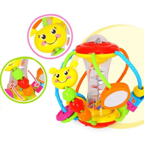 Jouets Educatifs Souples A Presser Tumama Jouets Pour Bebes 0 6 Mois Balles Dempilage Pour Bebe Jouets De Dentition A Macher Jouets De Bain Pour Bebe Tout Petits 0 3 Ans Jeux De Balles Et