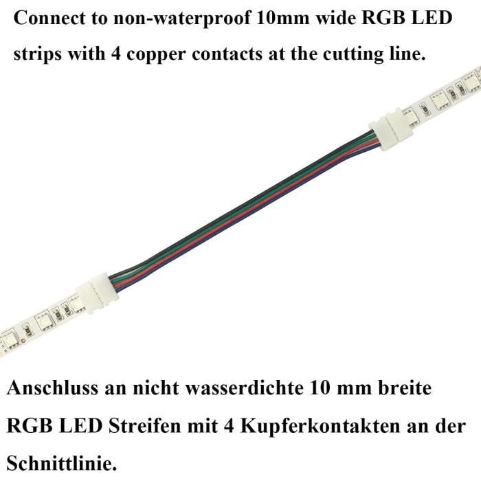 Connecteur De Bande à LED RGB 5050 LED Strip Connector 4