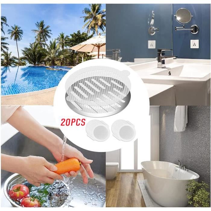 Bouchon de Baignoire,Attrape-Cheveux Jetable,Filtre Drain de Douche,Filtre  à Cheveux,Grille Douche Filtre,pour Évier,Cuisine,Lavabo - Cdiscount  Bricolage