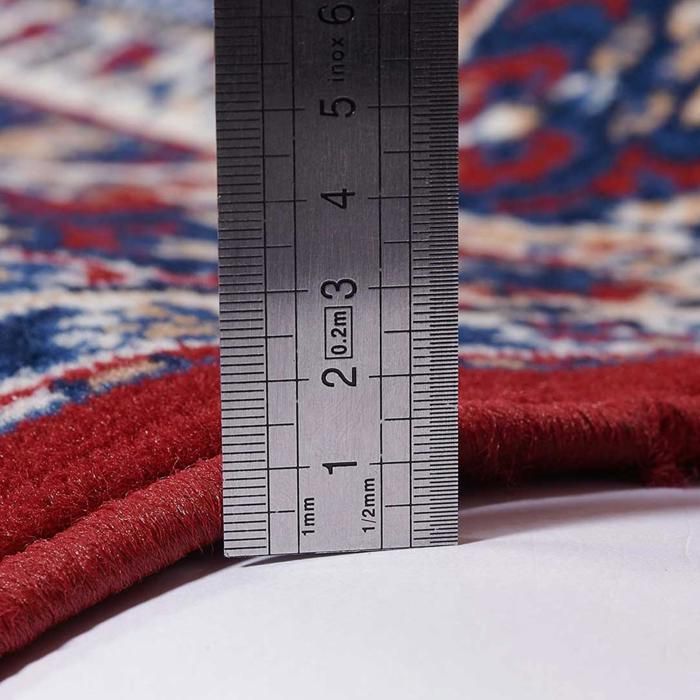 Tapis d'orient Fait main KASHMAR 1 Rouge 194x297 en laine idéal pour un