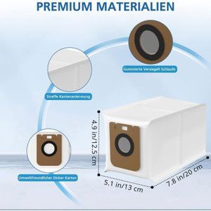 Lot De 5 Sacs Papier Pour Aspirateur Aquavac/Goblin PLUS 1000, Pro 200... - 10 Litres
