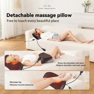 Appareil de Massage Portatif à Main, Rechargeable par Usb, Multifonction, pour Tout le Corps, Relaxant, pour Cou, Dos, Jambes et Taille A