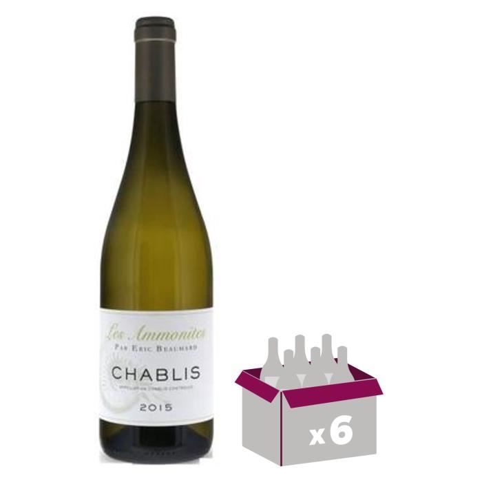 ERIC BEAUMARD Chablis Vin de Bourgogne - Blanc - 75 cl x6