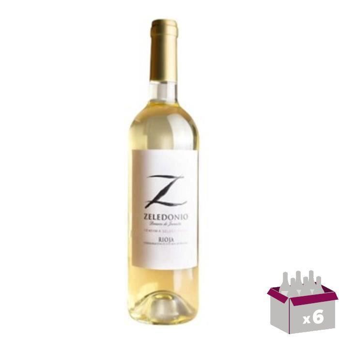BODEGA DOMECO DE JARAUTA 2016 Zeledonio Blanco Rioja - Vin Blanc - 6x 75 cl