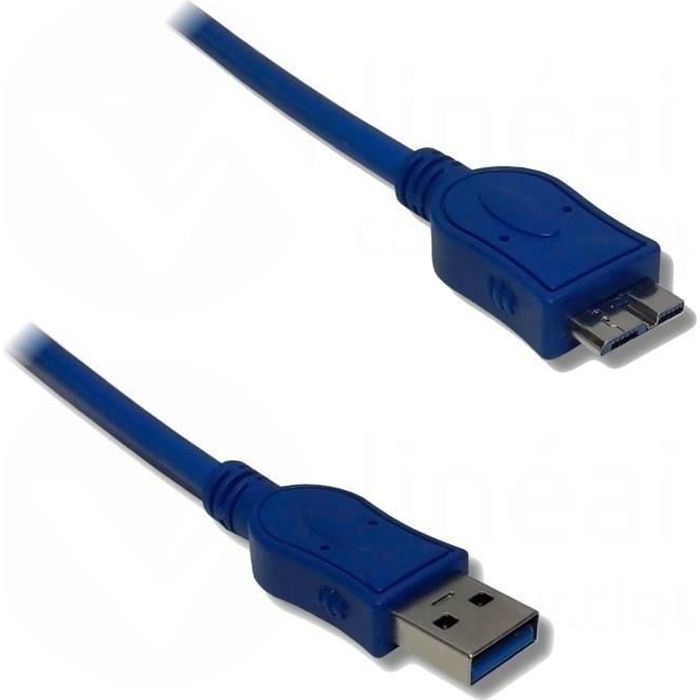Câble USB 3.0 A mâle / Micro B mâle Cdiscount Informatique