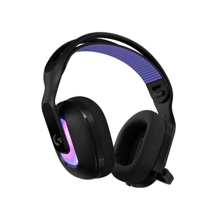 Casque gamer - sans fil - Logitech G - G522 - Lightspeed - Noir